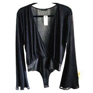 Sheer Blouse Bodysuit